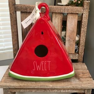 🇺🇸 Rae Dunn SWEET Watermelon Birdhouse